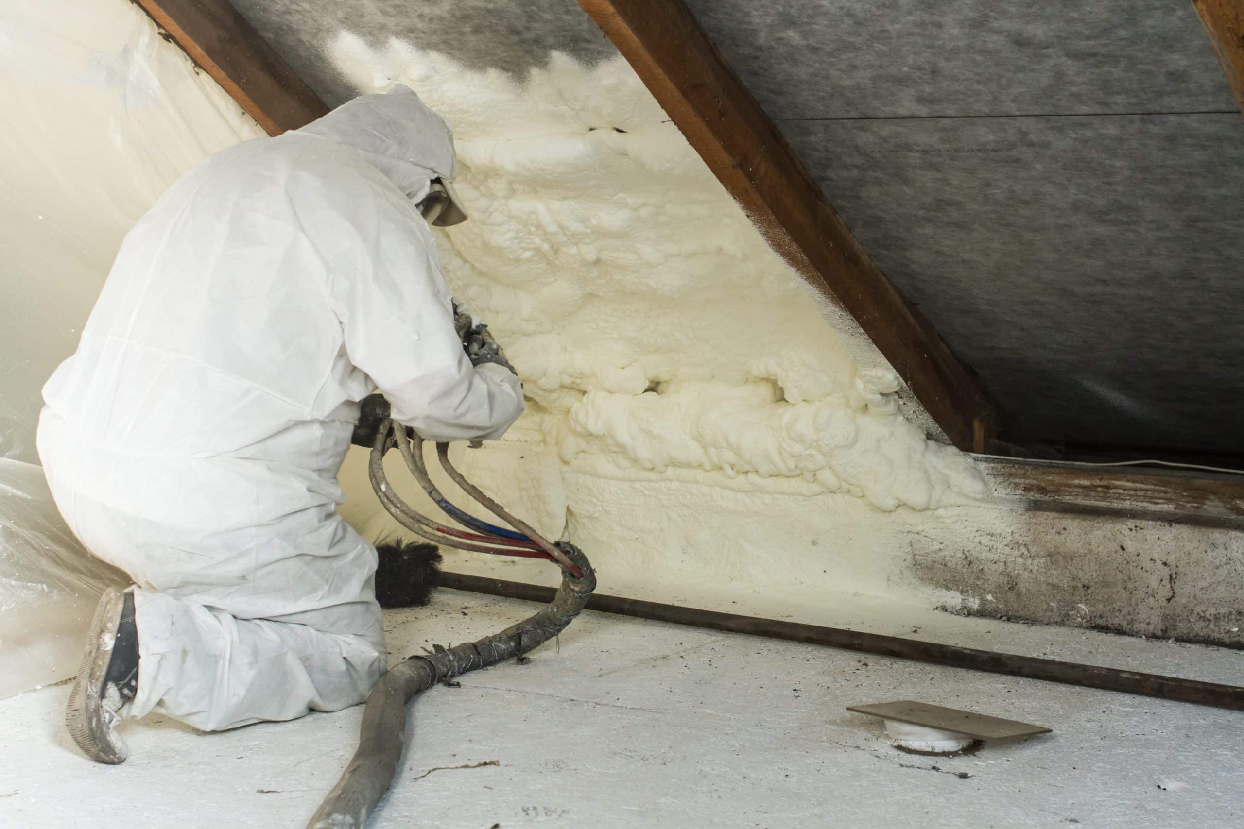 spray foam roofing redding