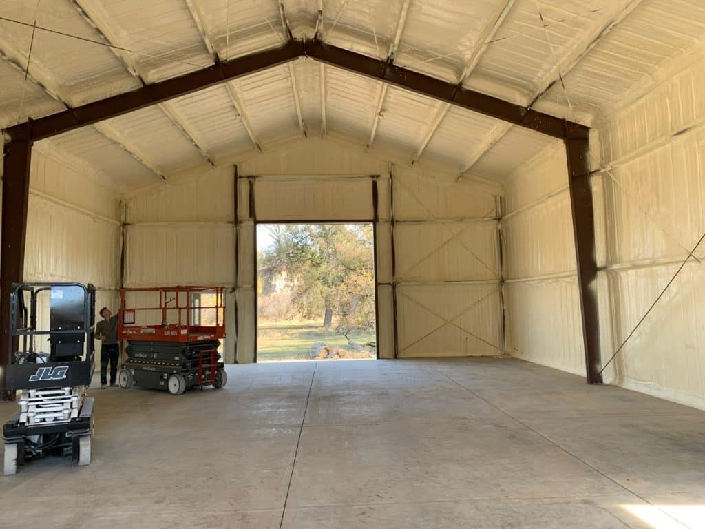 redding commercial spray foam